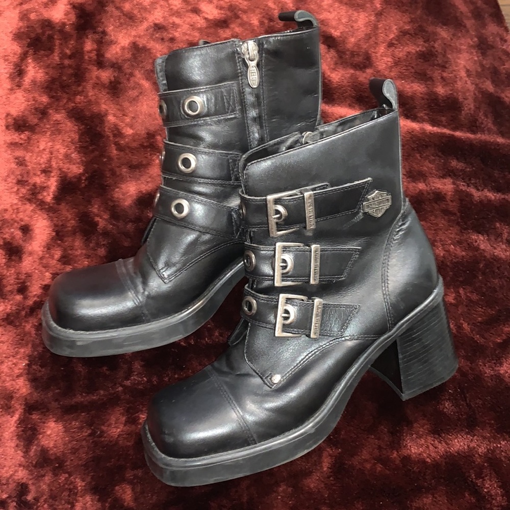 Harley Davidson.   Boots